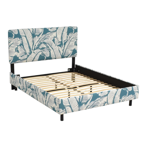 THE INSIDE Tailored Platform Bed Assembly instructions