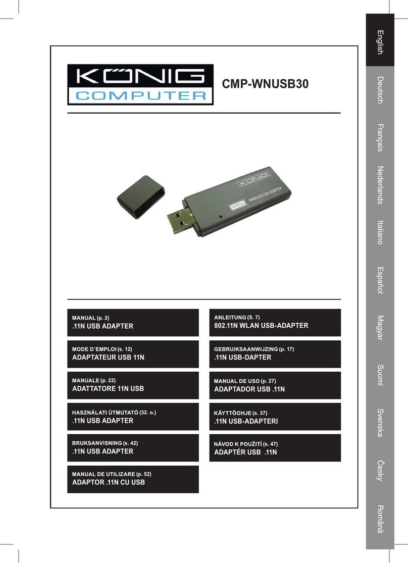 Konig CMP-WNUSB30 User manual Konig CMP-WNUSB30 User manual
