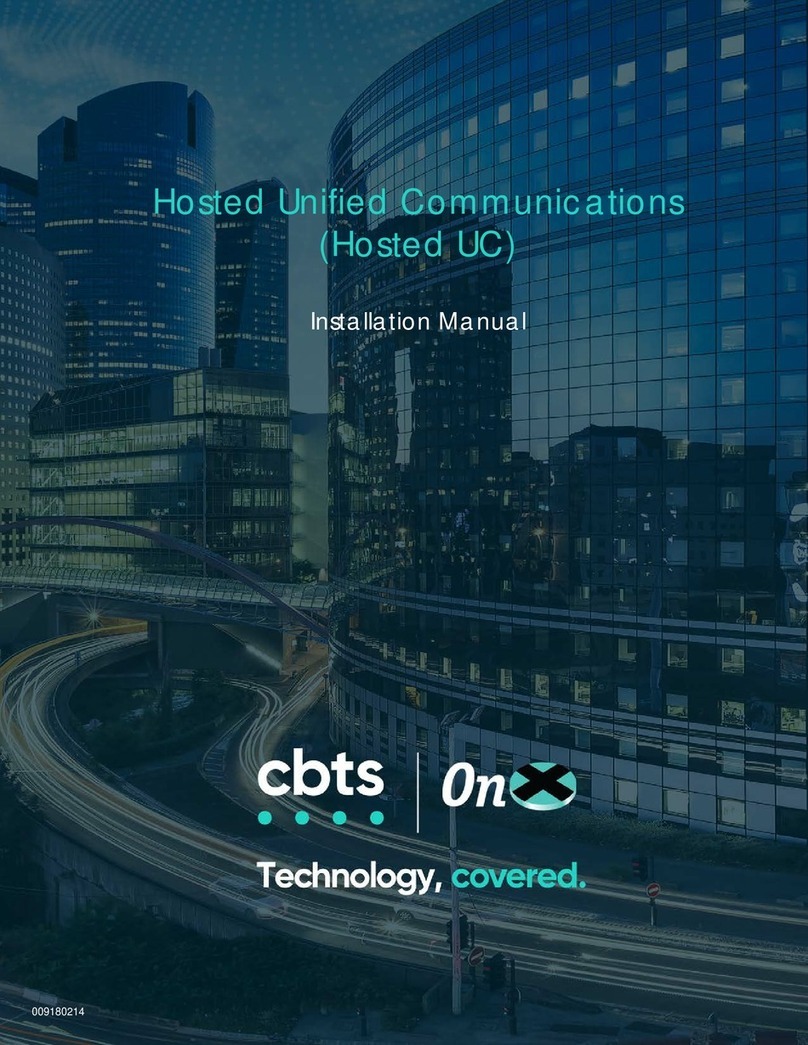 CBTS ONX Hosted UC installation manual