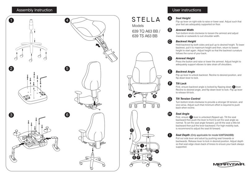 Merryfair STELLA 639 TQ A63 BB Assembly instruction