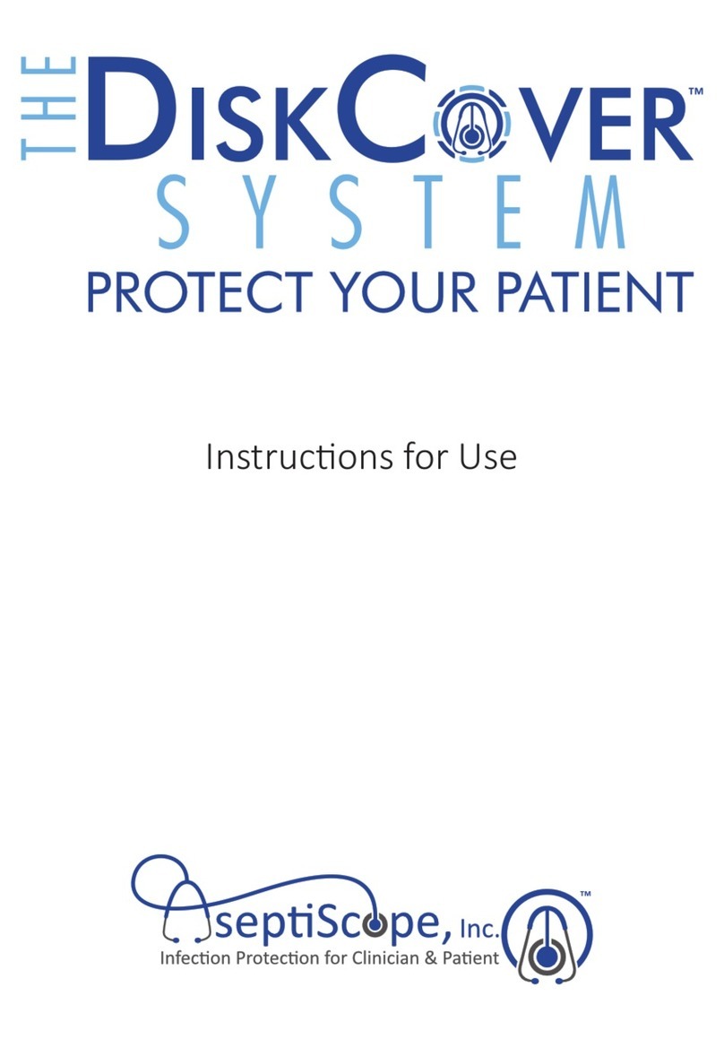 Aseptiscope DiskCover System Instructions for use Aseptiscope DiskCover System Instructions for use