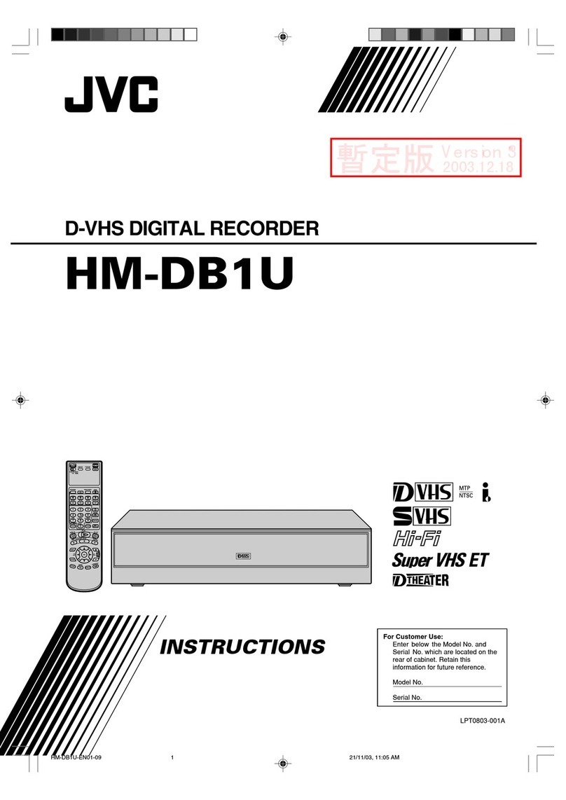 JVC HM-DB1U User manual