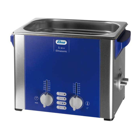 Elma Elmasonic S Series User manual