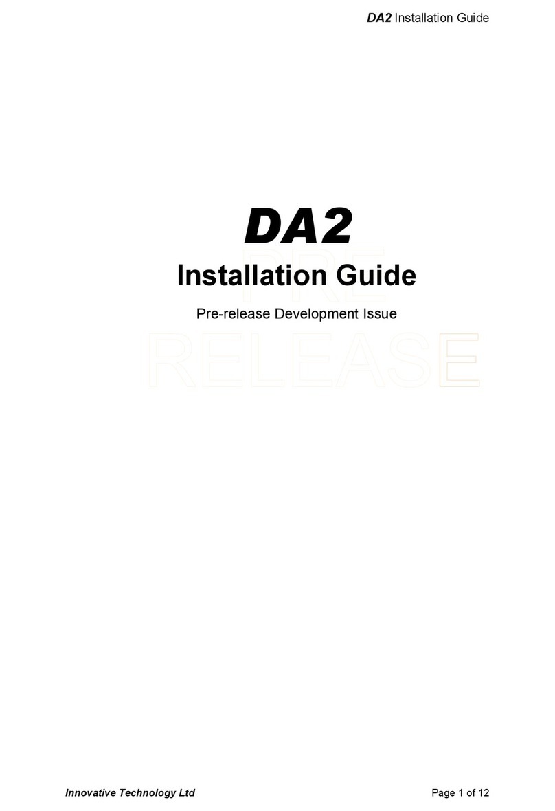 Innovative Technology DA2 installation guide