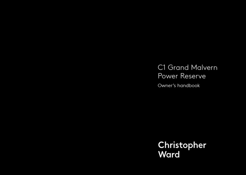 Christopher Ward C1 Grand Malvern Power Reserve Owner's handbook