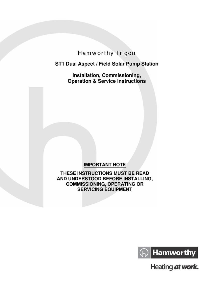 Hamworthy Trigon ST1 Installation, Commissioning, Operation & Service Instructions