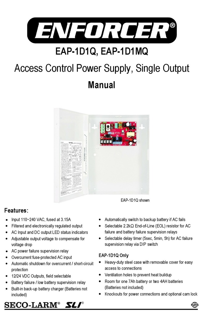 SECO-LARM SLI Enforcer EAP-1D1Q manual
