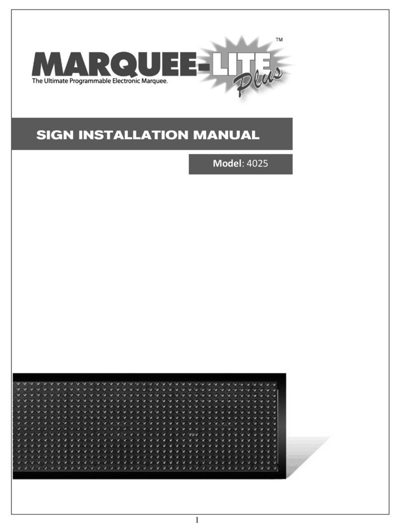 ProLite Marquee-Lite Plus 4025 User manual