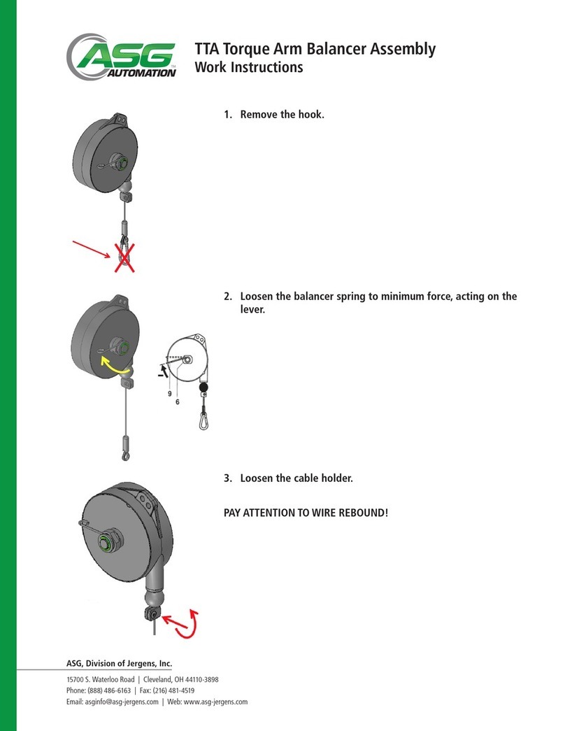 Jergens ASG 80001 Assembly Work Instructions