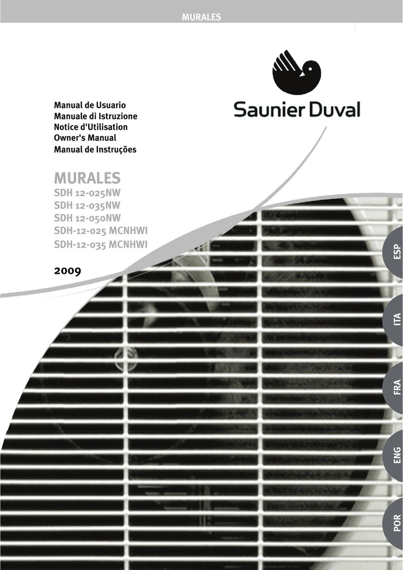 Saunier Duval SDH 12-025NW User manual