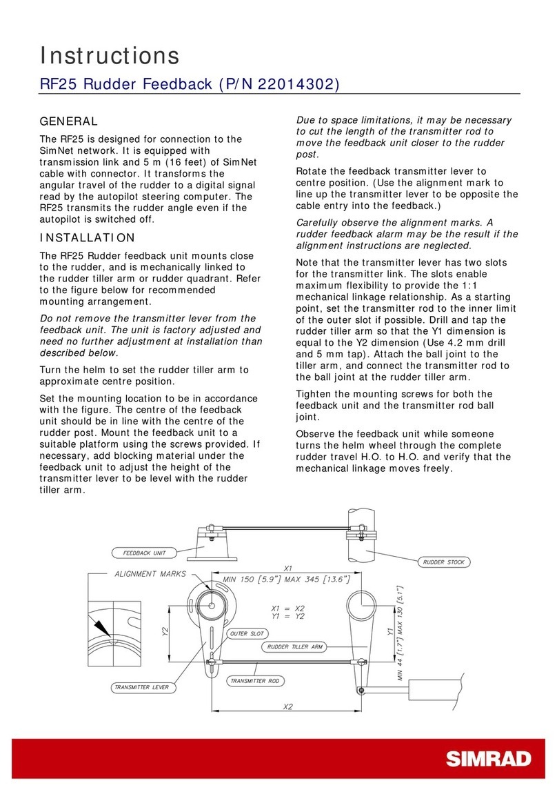 Simrad RF25 User manual