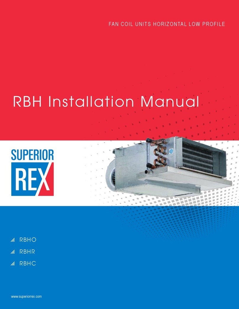 Superior REX RBH Series installation manual