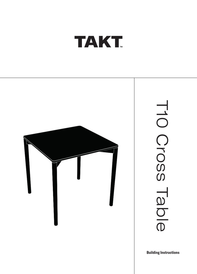 TAKT T10 Cross Table Instruction Manual
