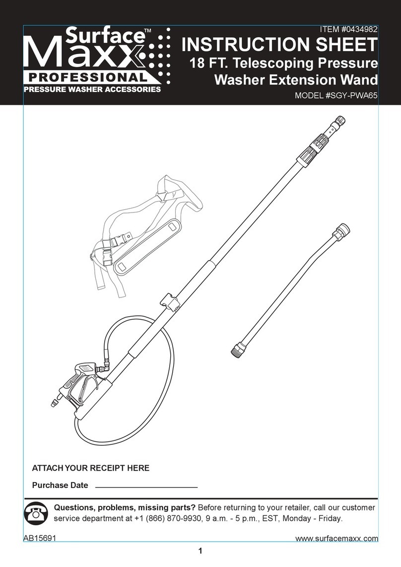 SurfaceMaxx SGY-PWA65 instruction sheet