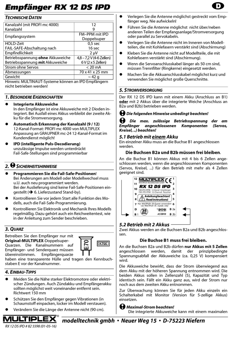 Multiplex RX 12 DS IPD manual