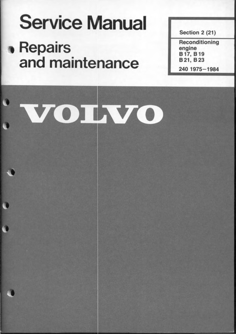 Volvo B 17 User manual Volvo B 17 User manual