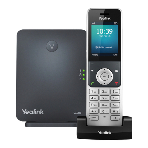 Yealink Verizon One Talk W60B User manual