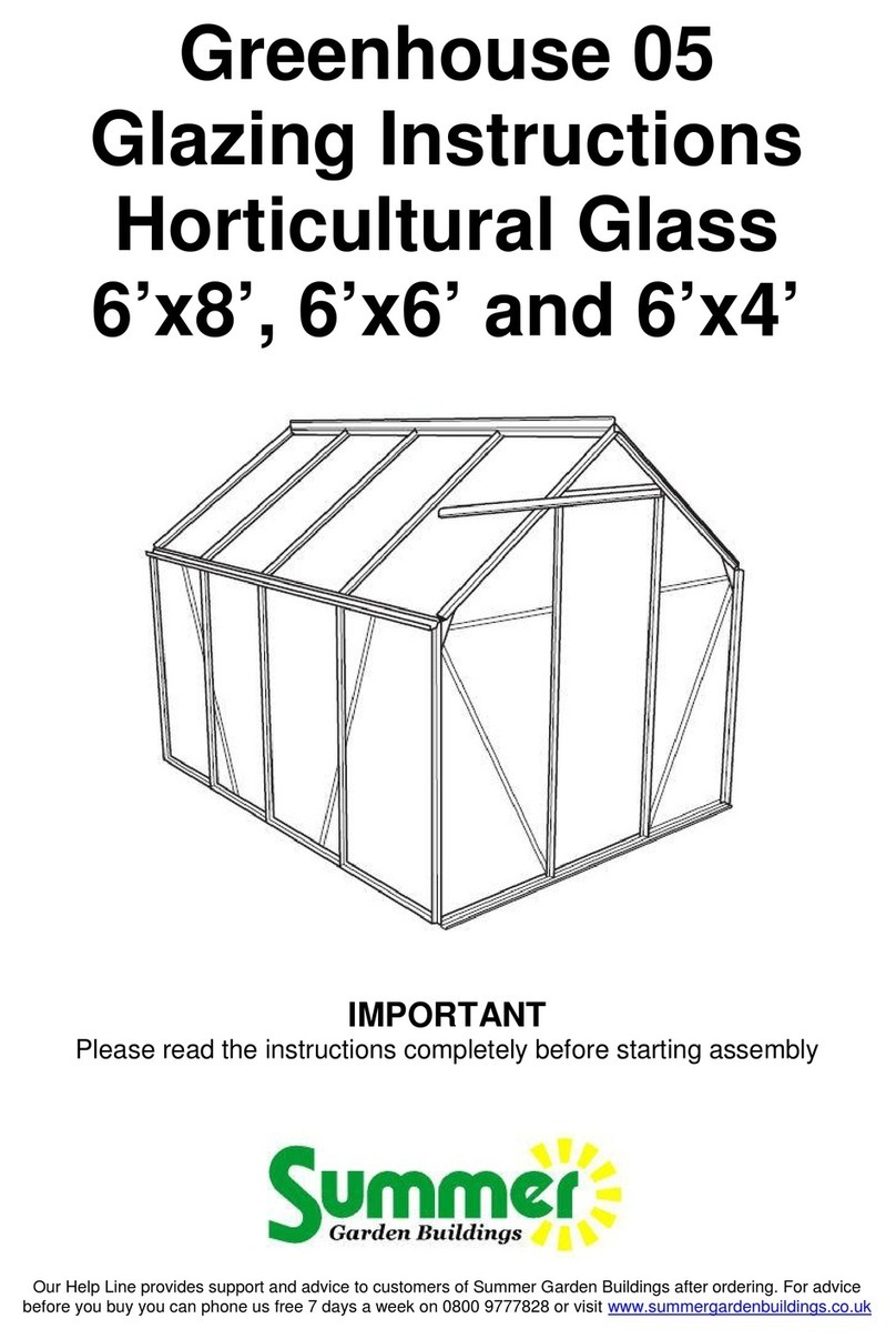 Summer Garden Buildings Greenhouse 05 instructions Summer Garden Buildings Greenhouse 05 instructions