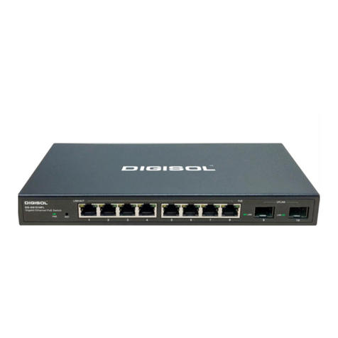 Digisol DG-GS1510PL User manual Digisol DG-GS1510PL User manual