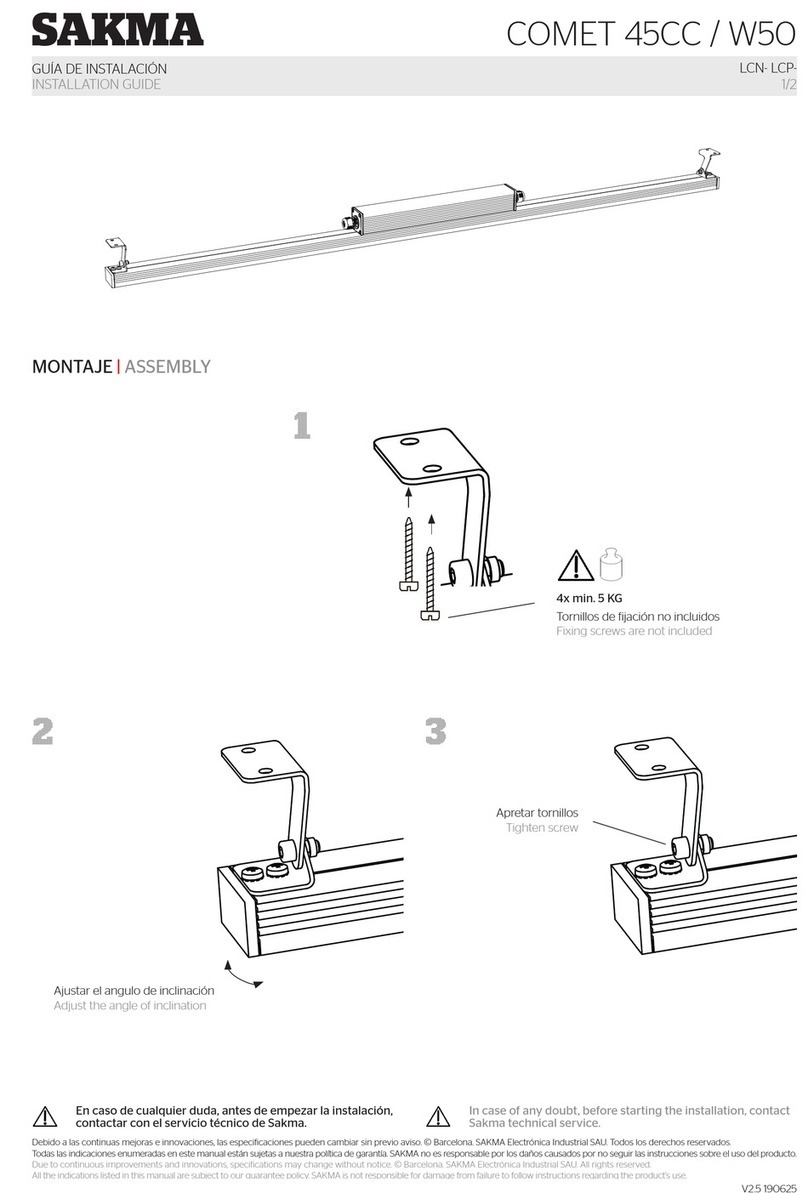 SAKMA COMET 45CC installation guide