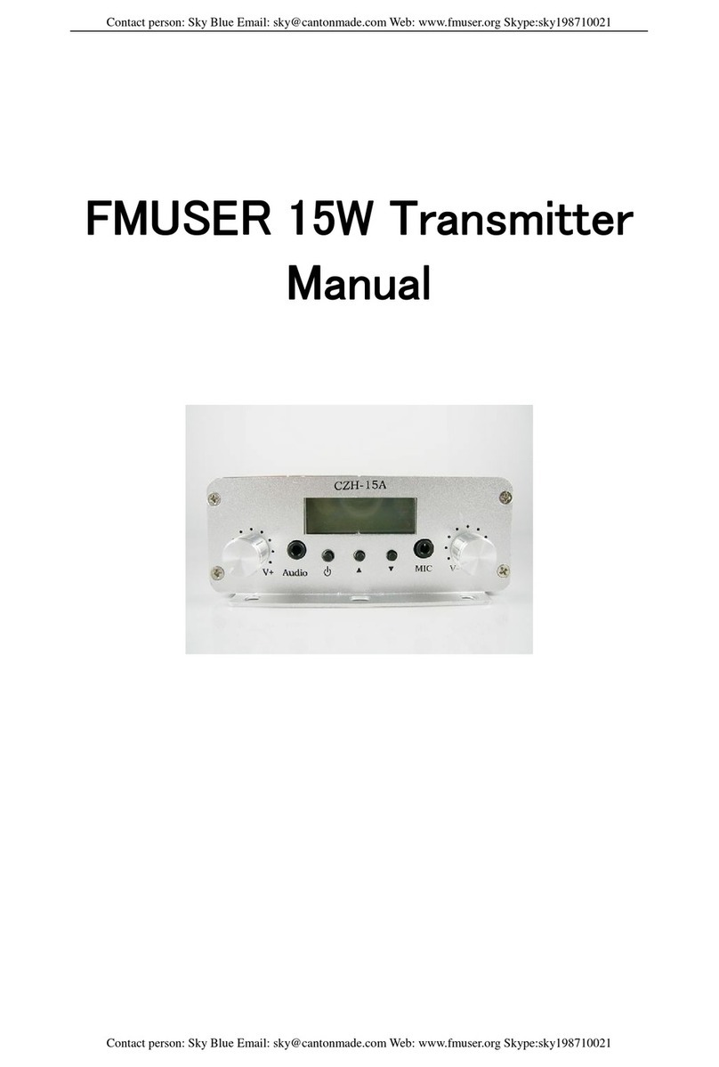 SKY BLUE FMUSER manual