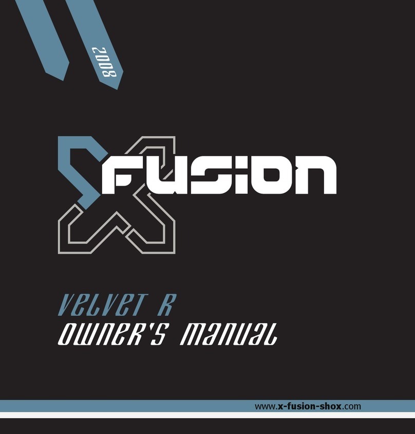 X-Fusion Velvet R  2008 owner's manual