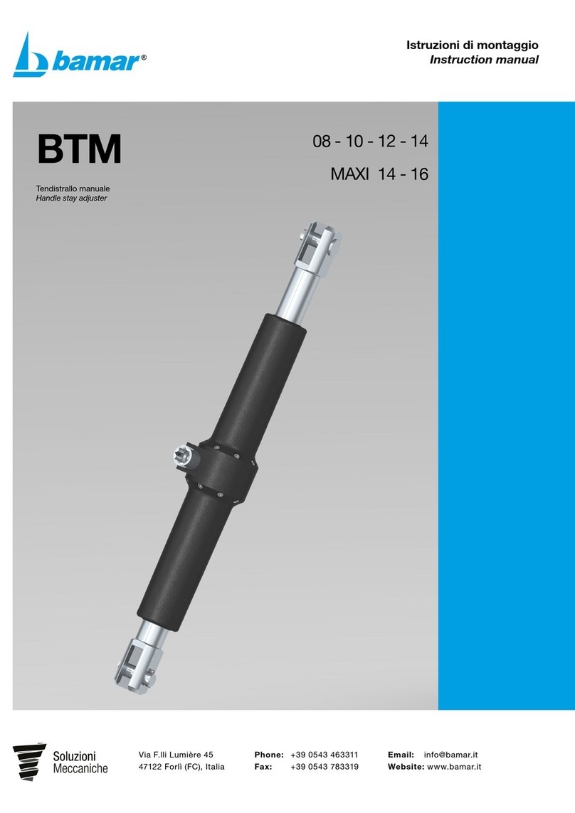 Soluzioni Meccaniche bamar BTM Series instruction manual