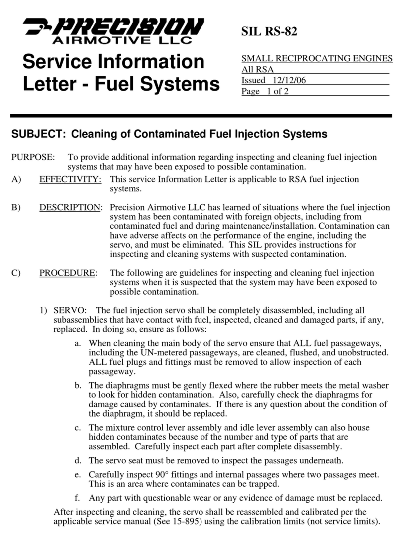 Precision Airmotive SIL RS-82 Service Information Letter