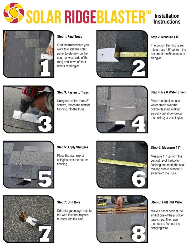 Solar Blaster RidgeBlaster installation instructions Solar Blaster RidgeBlaster installation instructions