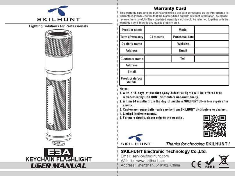 SKILHUNT E3A User manual