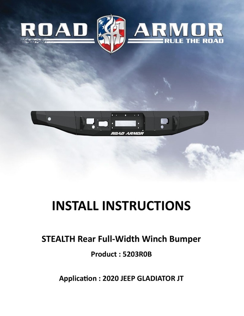 Road Armor STEALTH 5203R0B Configuration guide