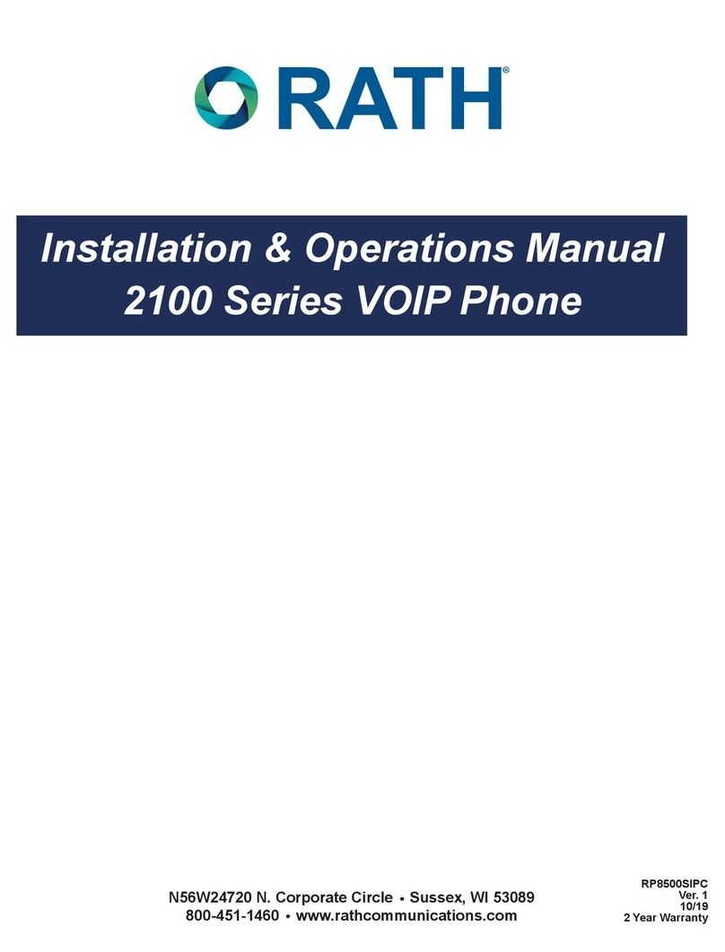 Rath 2100 Series User manual
