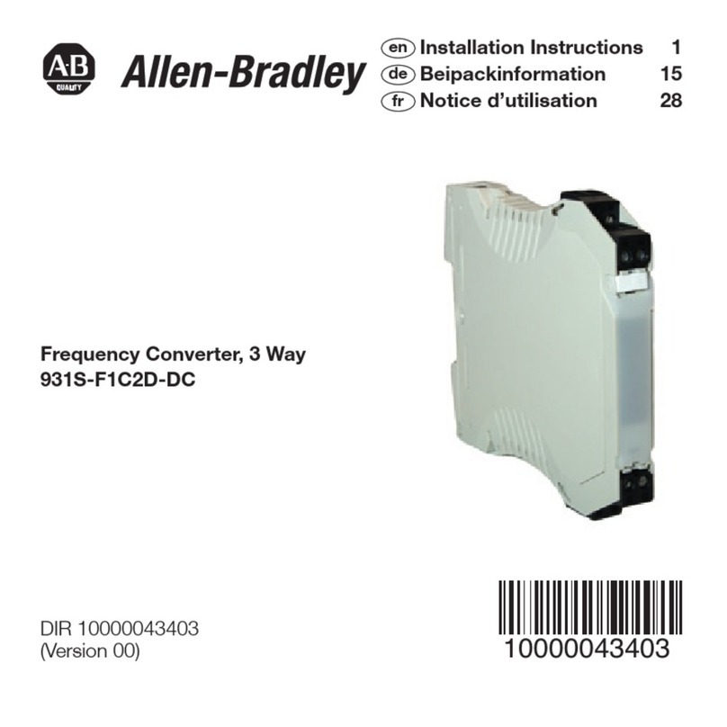 Allen-Bradley 931S-F1C2D-DC installation instructions