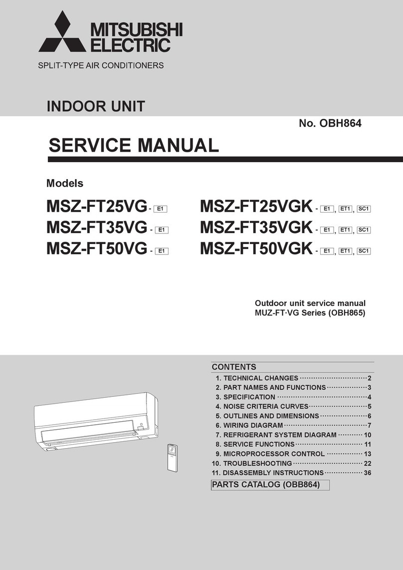 Mitsubishi Electric MSZ-FT25VG-E1 User manual