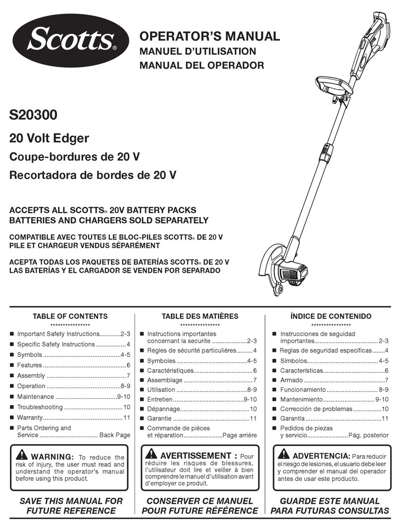 Scotts S20300 Operator's manual