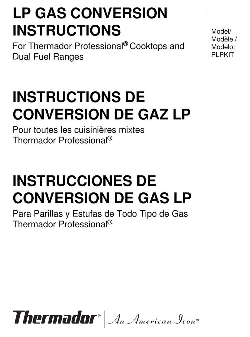 Thermador PLPKIT Conversion instructions