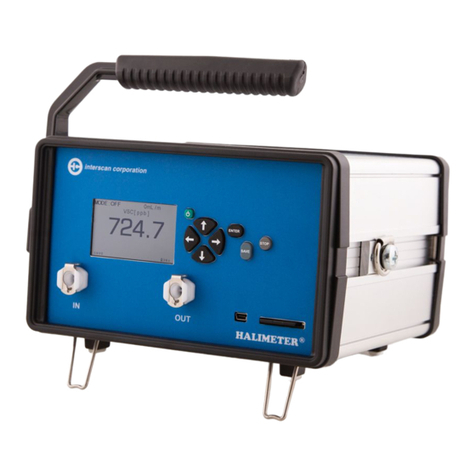 Interscan Corporation HALIMETER PLUS user manual
