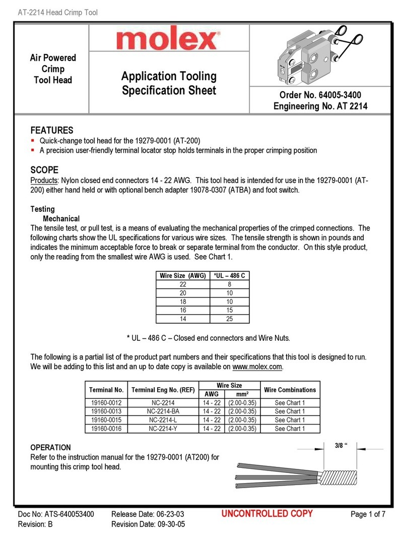 molex 64005-3400 User manual