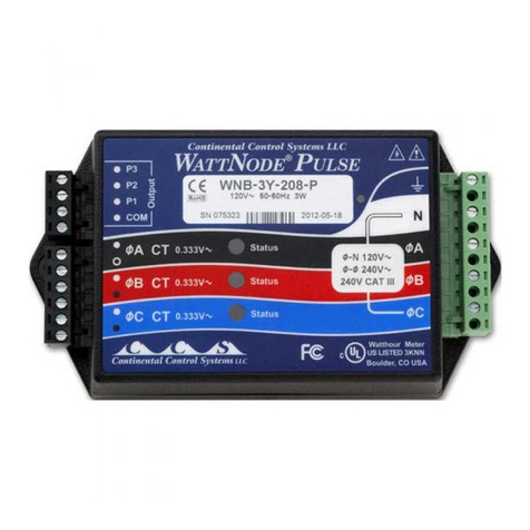 CCS WattNode Pulse Output User manual