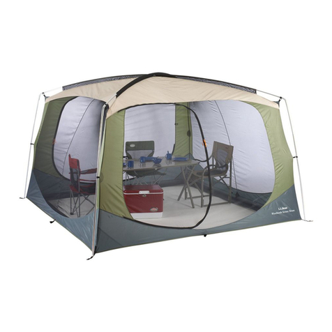 L.L.Bean Woodlands Screen House quick start guide