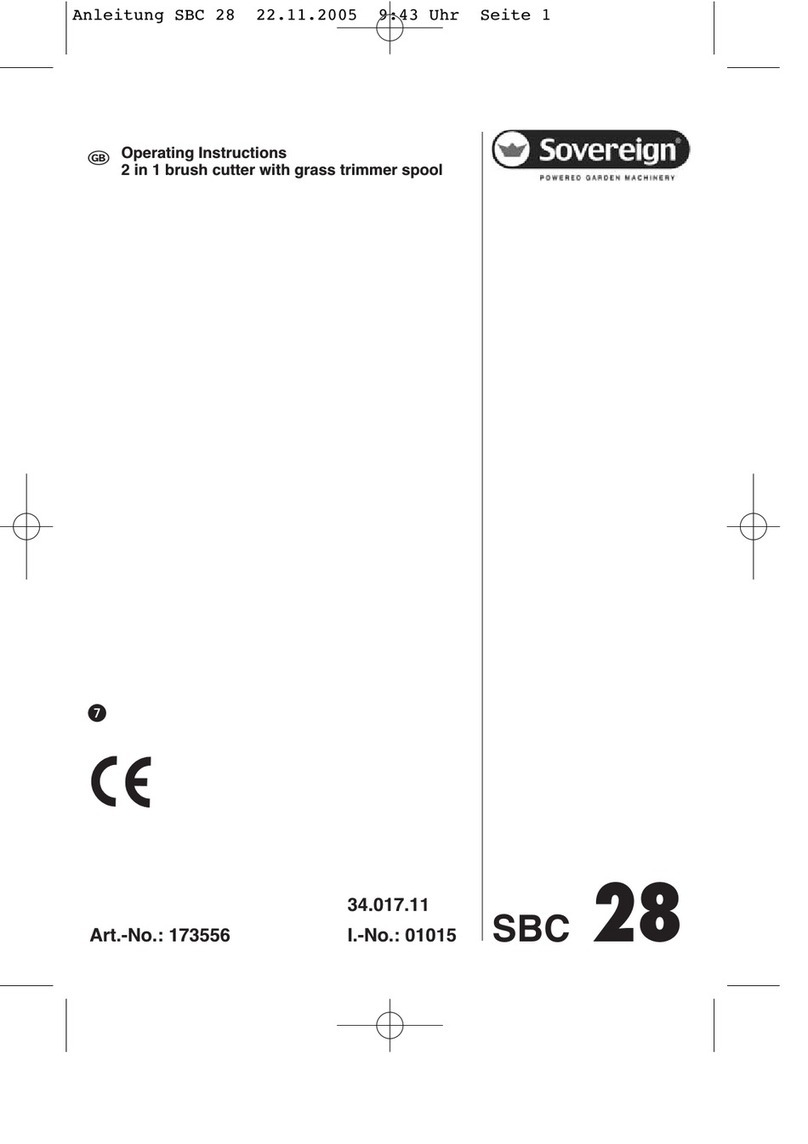 Sovereign SBC 28 operating instructions