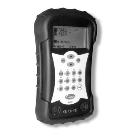 isweek Cooper MFM300 User Guide and Instrument Warranty