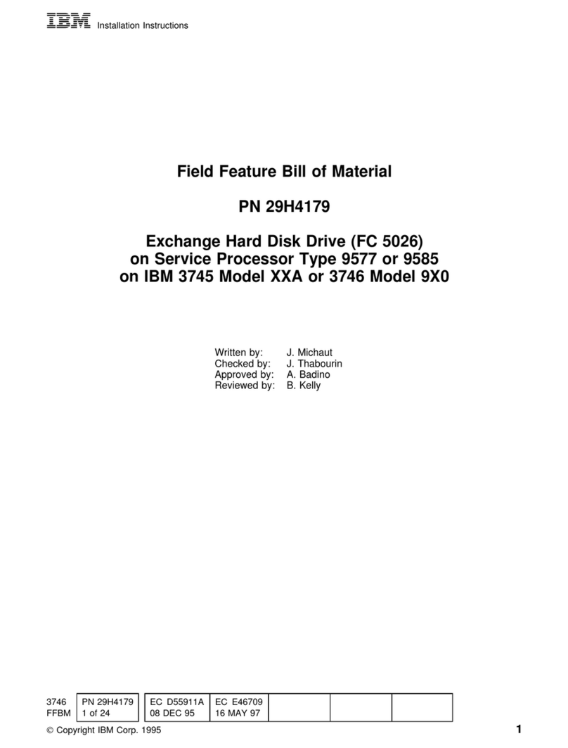 IBM FC 5026 User manual