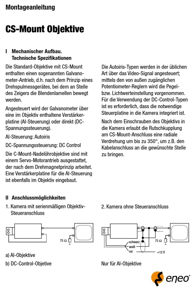 Eneo CS Mount Series installation instructions