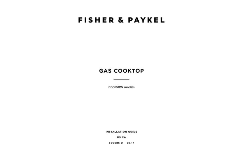 Fisher & Paykel GS365DW User manual Fisher & Paykel GS365DW User manual