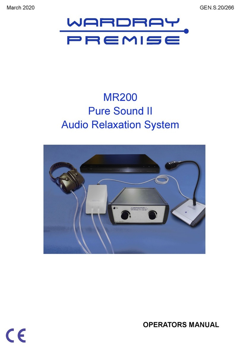 WARDRAY PREMISE Pure Sound II Operator's manual
