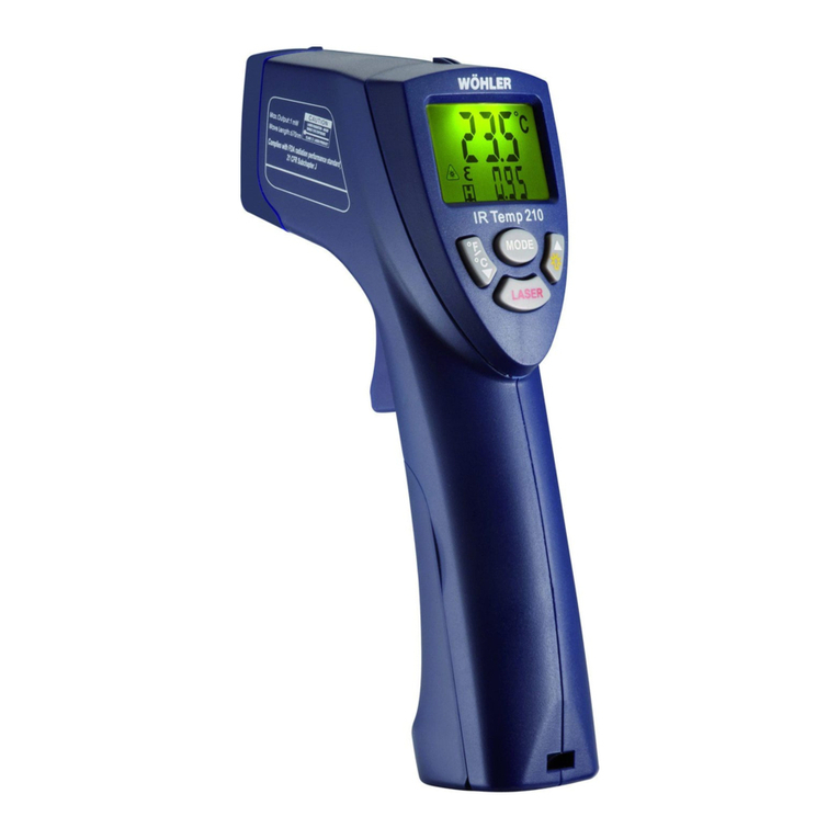 Wohler IR Temp 210 User manual