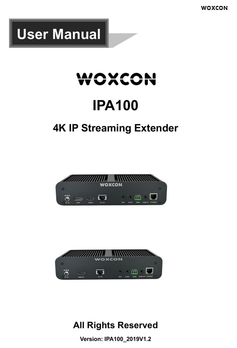 Woxcon IPA100 user manual