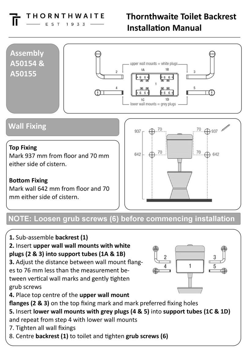 Thornthwaite A50154 installation manual