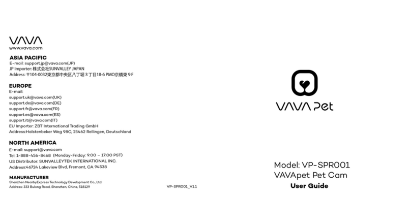 VAVAPET VP-SPR001 User manual